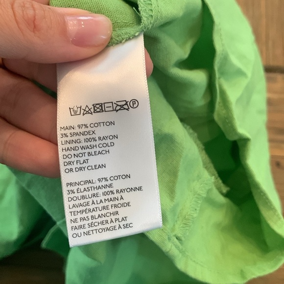 Cotton Lime Green Strapeless Romper - Picture 6 of 6